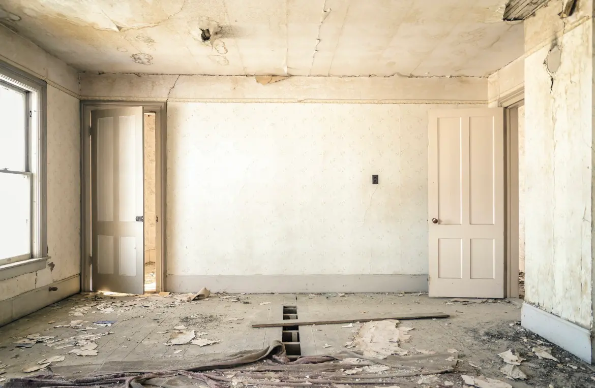 Waste disposal crew managing a cleanout project in Fort Gratiot